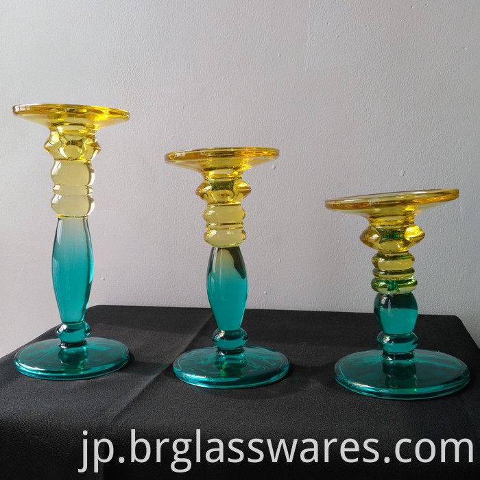 glass candle holder 3